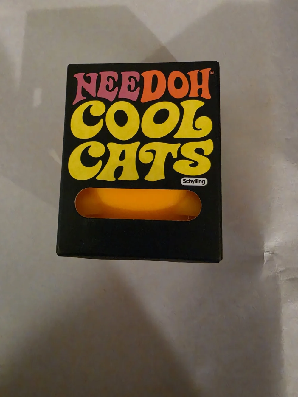 Needoh Cool Cats Squishy Orange 🐈😻🧡